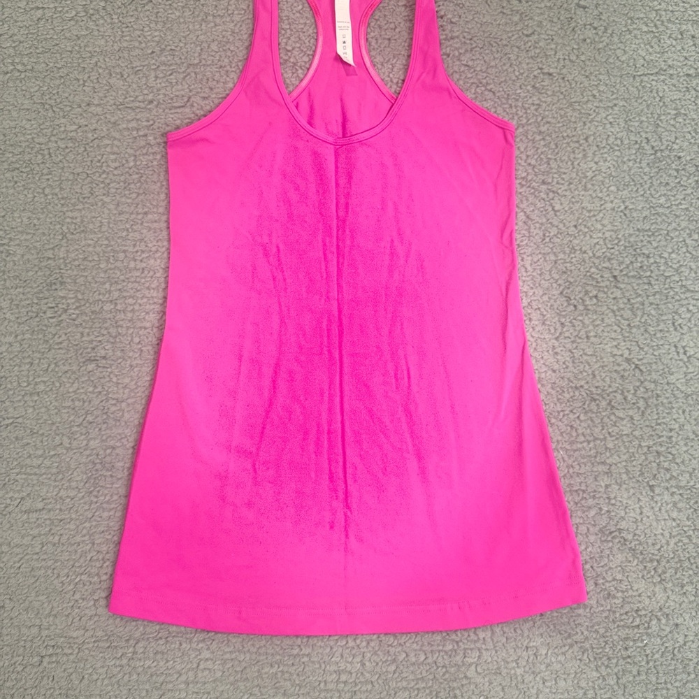 lululemon athletica Bright Pink Racerback Tank - Picture 3 of 3